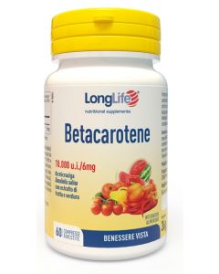 LONGLIFE BETACAROTENE 60CPR