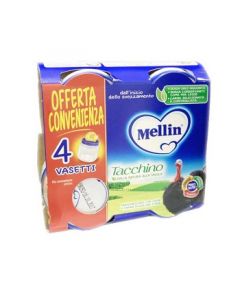 Mellin Omog Tacchino 4x80g