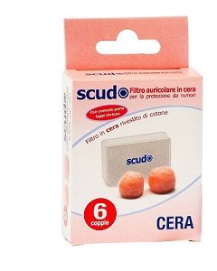 Earplug Scudo Cera 6coppie 12p