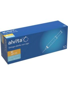 ALVITA SIRINGHE 5ML G23 10PZ