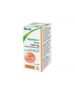 Vitamina C Teva*10cpr Eff 1g