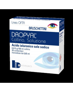 Dropyal*coll 20monodosi 0,65ml